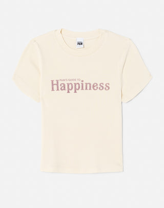 90s Baby Tee Pams Guide to Happiness
