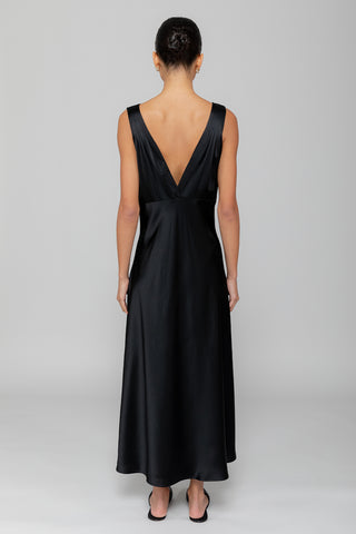 Barb Deep V Slip Dress