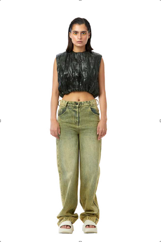 Sage Green Denim Pants