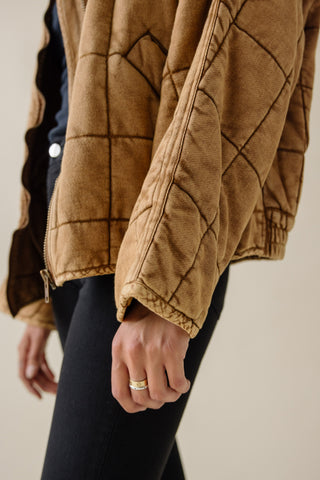 Dolman Quilted Jacket