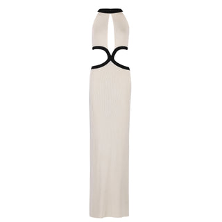 Bridget Dress - Cream and Black